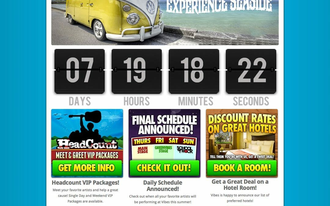 Gathering of the Vibes 2014 Website