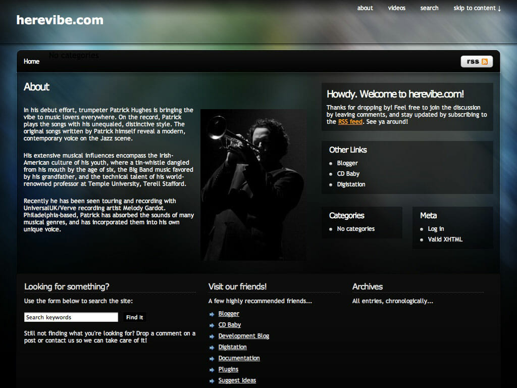 Brian Blair, Herevibe, Wordpress Development Portfolio